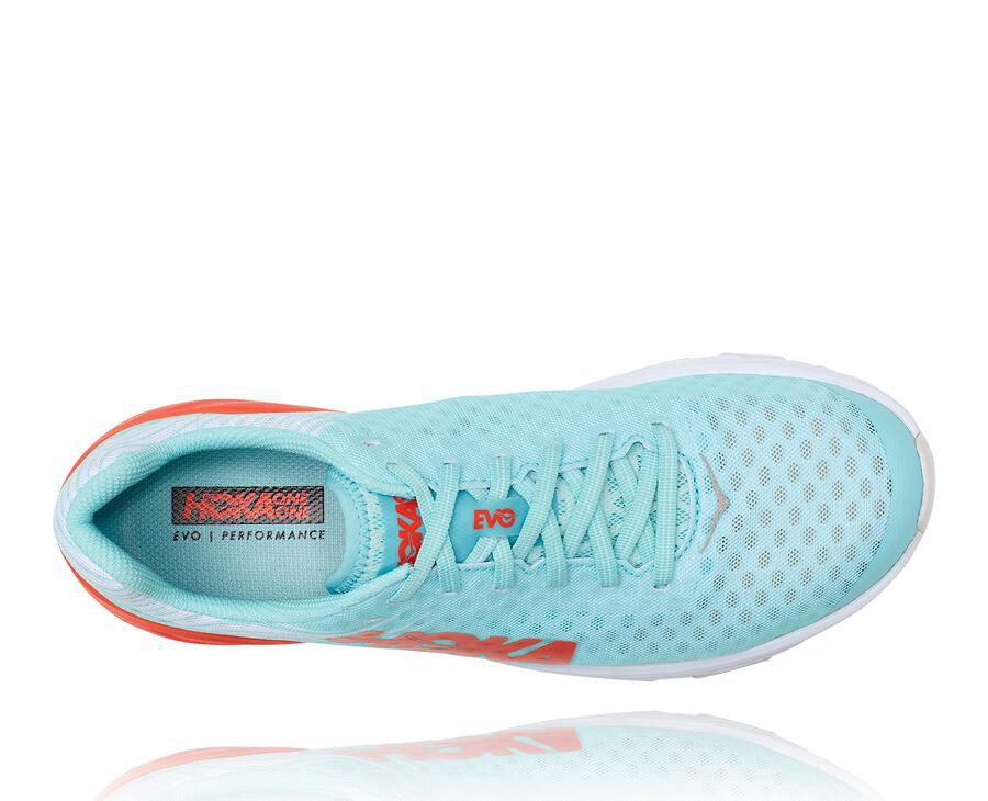 Hoka One One Tenisky Panske Modre - EVO Carbon Rocket - 35174-AMWD